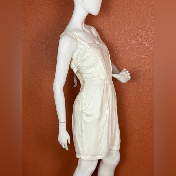 BCBGeneration Cream Mini Dress Size 10 - Picture 6 of 12